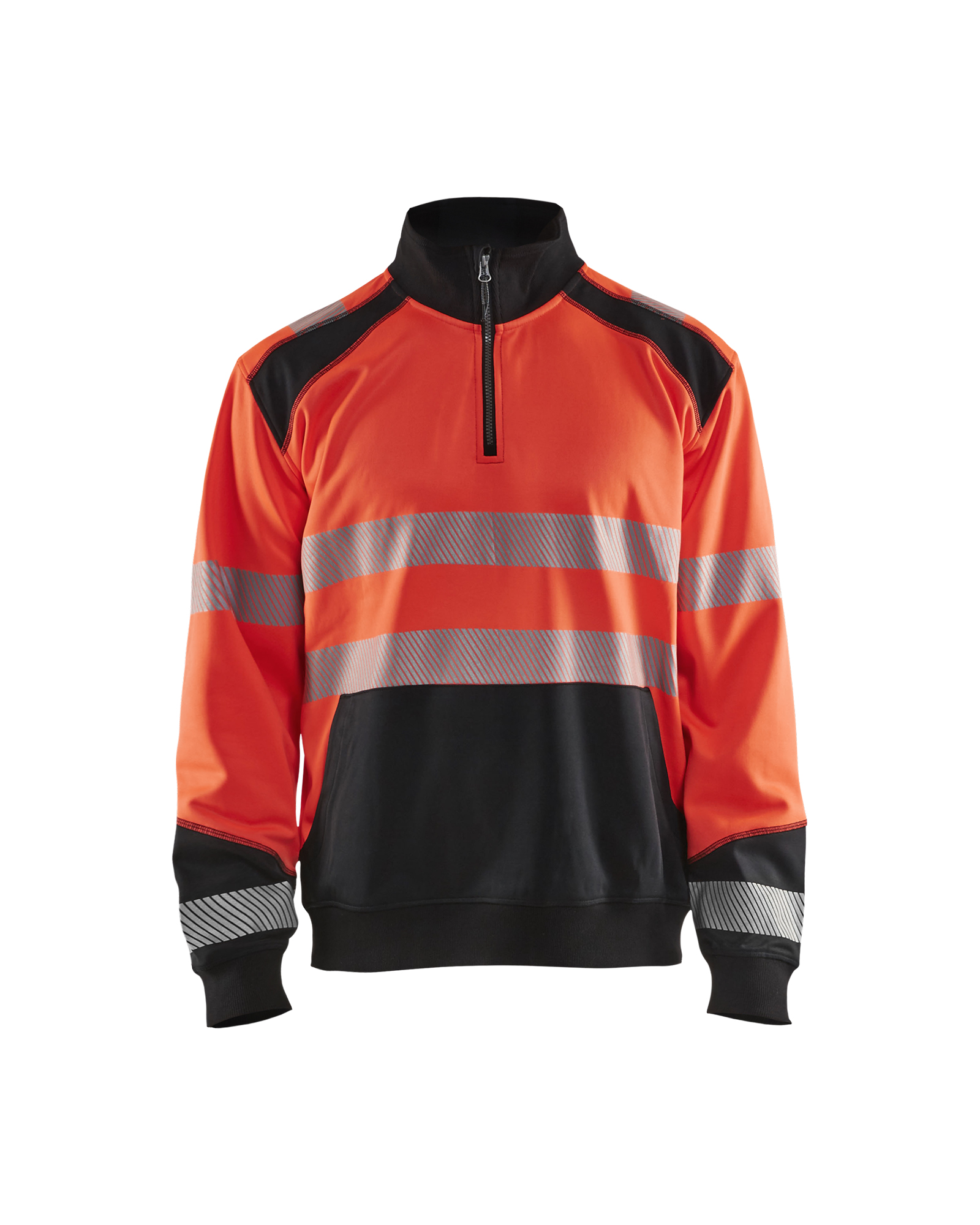 Sweatshirt halve rits High Vis Blåkläder