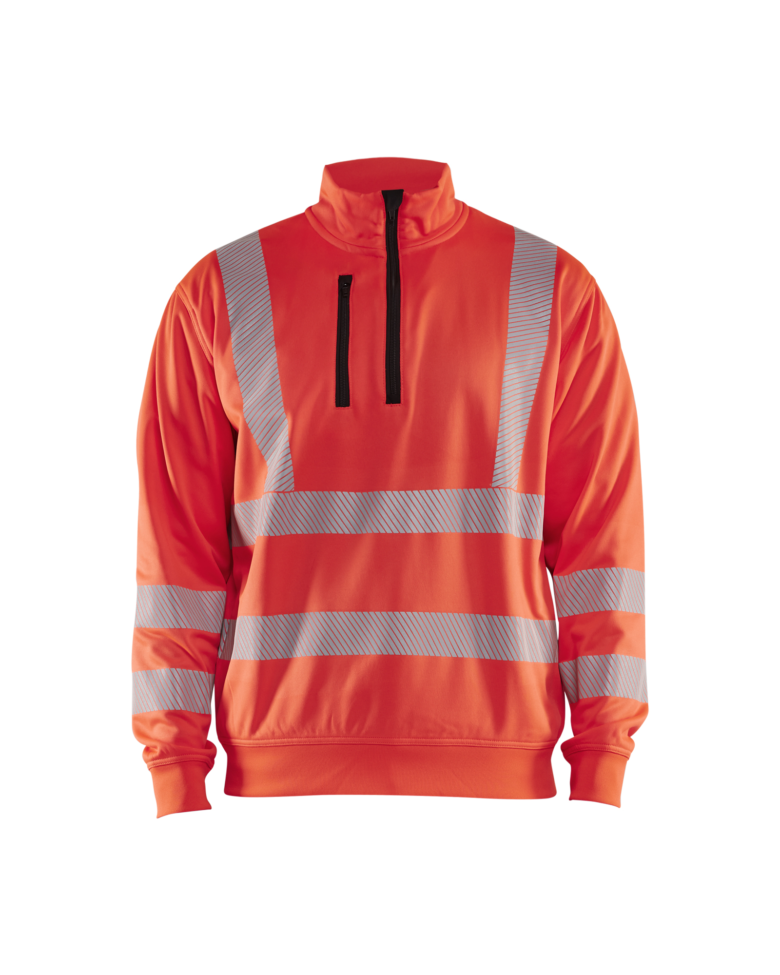 High Vis Sweatshirt halve rits Blåkläder