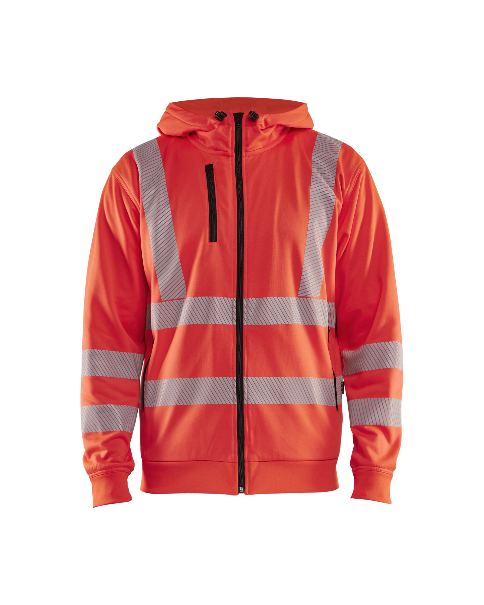 High Vis Hoodie met rits Blåkläder