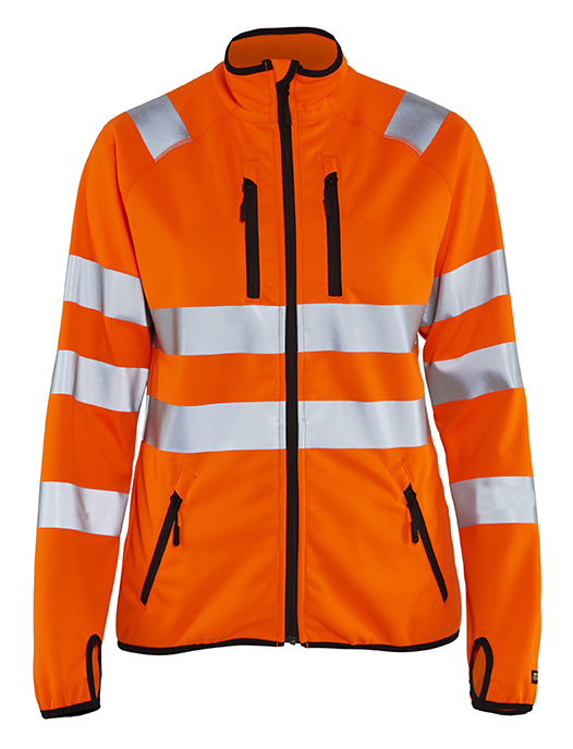 Dames Softshell jack High Vis Blåkläder