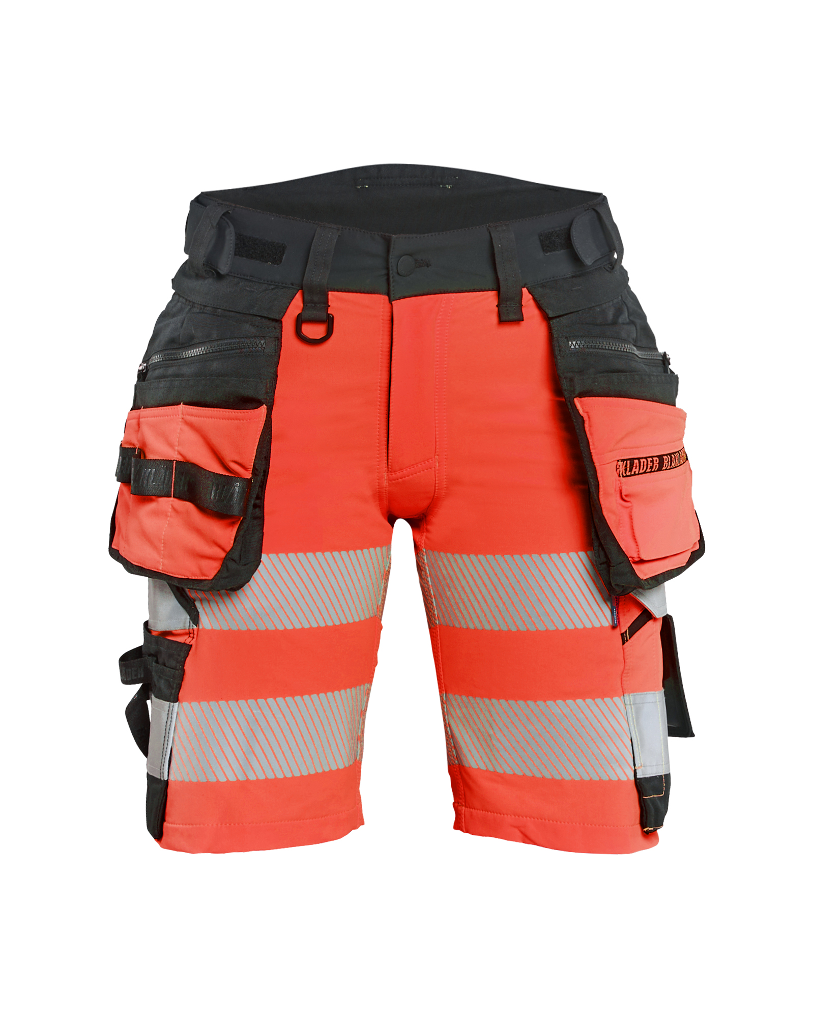 Dames High Vis short 4-weg stretch Blåkläder