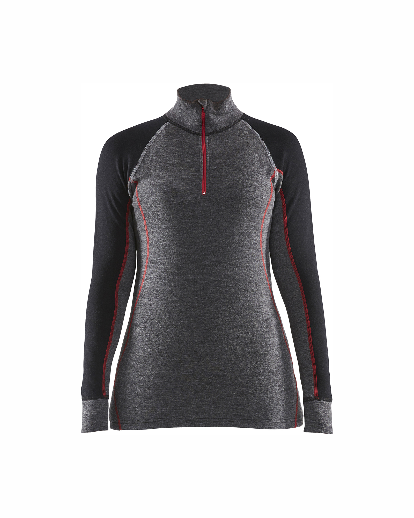 Dames onderhemd zip-neck 100% merino XWARM Blåkläder