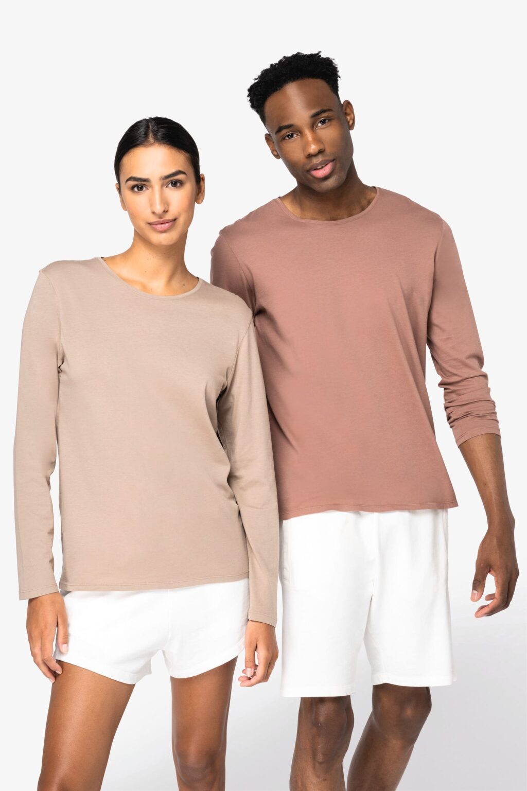 NS336 - Ecologisch verwassen uniseks T-shirt lange mouwen